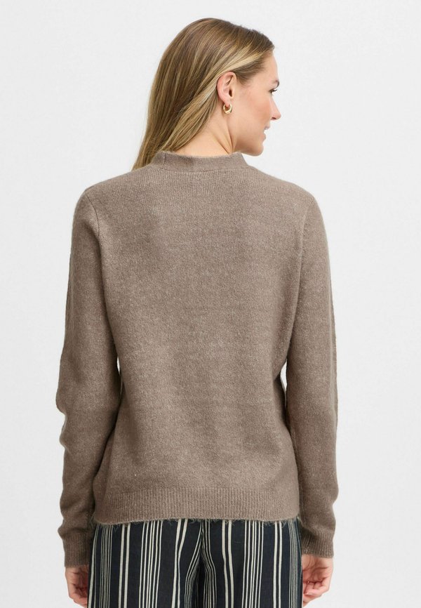 FRELLIS - Cardigan - walnut melange4