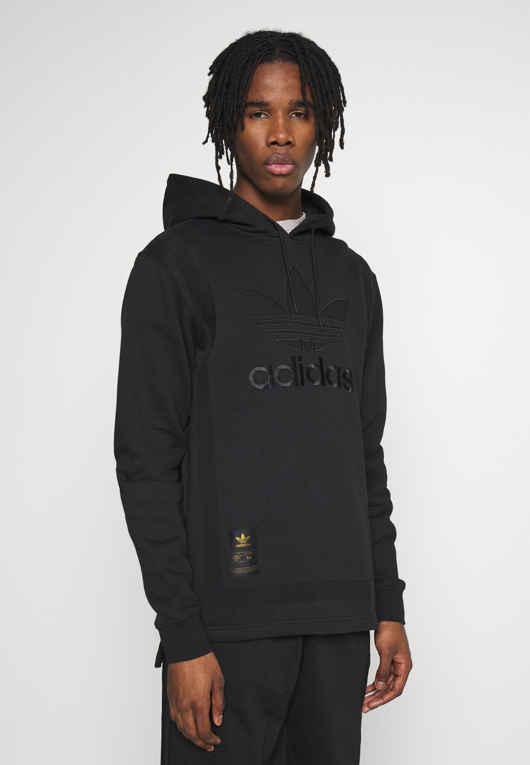 adidas Originals WARMUP HOODY Kapuzenpullover black adidas Originals WARMUP HOODY Kapuzenpullover black