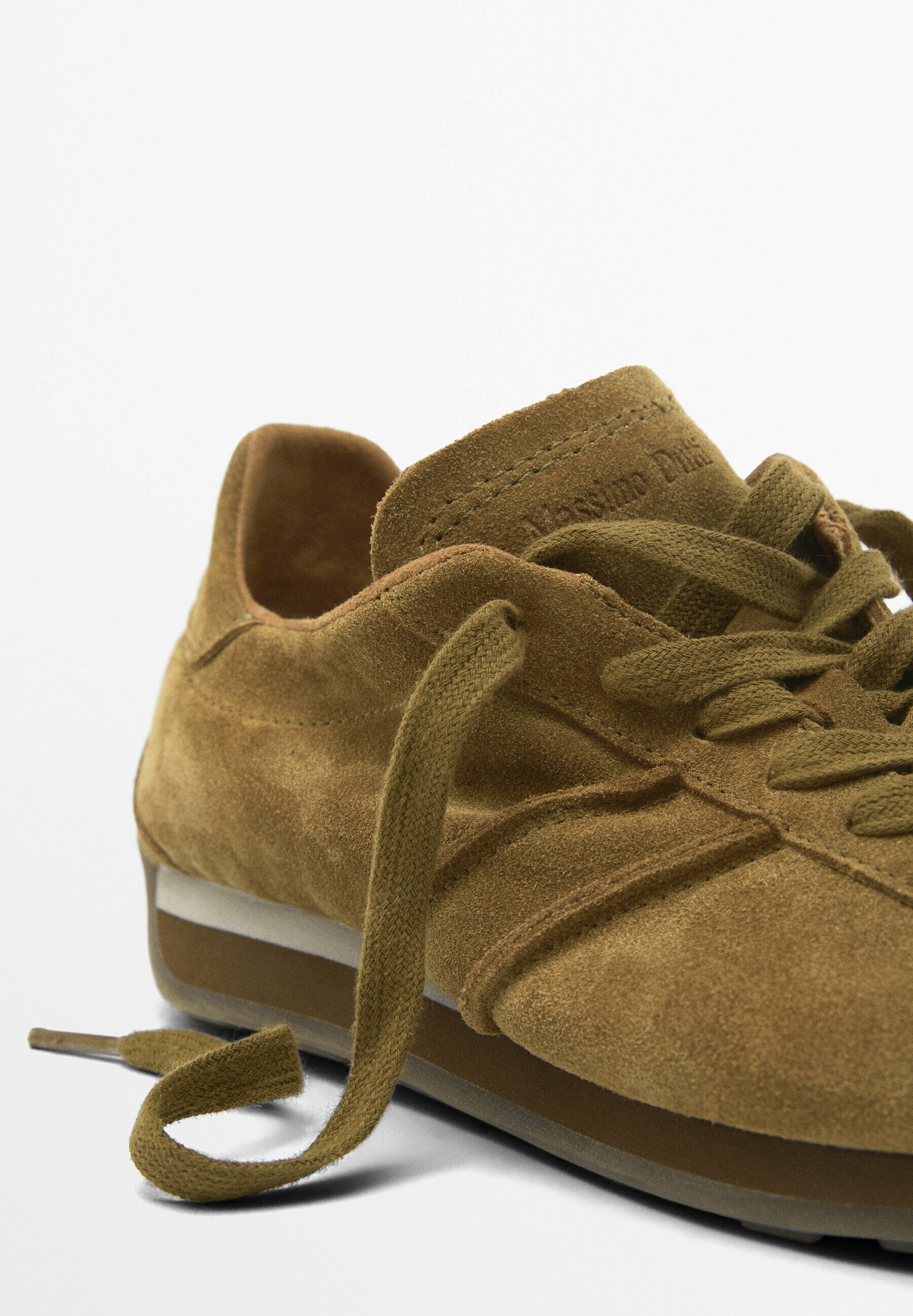 ☆日本未入荷*Massimo Dutti*本革スエードスニーカー/CAMEL☆ Massimo Dutti Trainers - camel - Zalando.co.uk