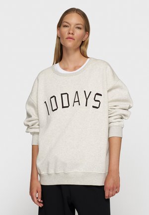 Sweatshirt - soft white melee