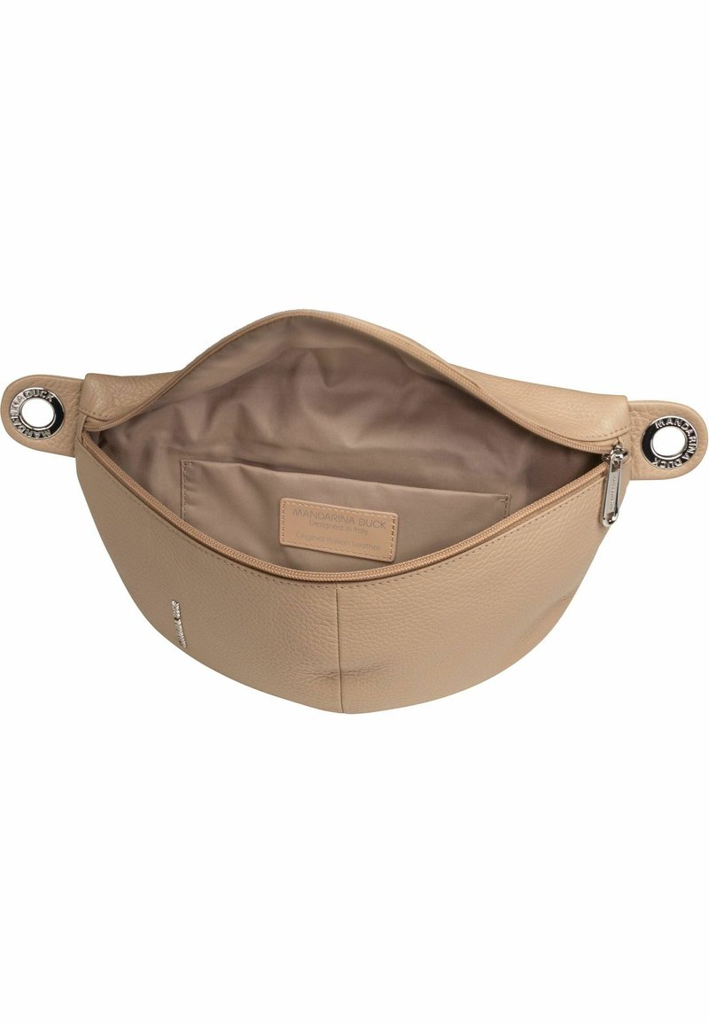 Borsa A Tracolla Mandarina Duck Mellow Velvet – Pelle Scamosciata Color Sella, 3 Modalità D'Uso (Crossover, Clutch, A Mano) - 5