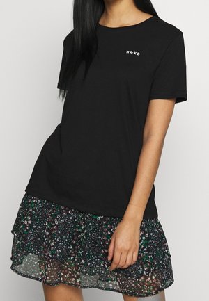 NA-KD Triko s potiskem - black