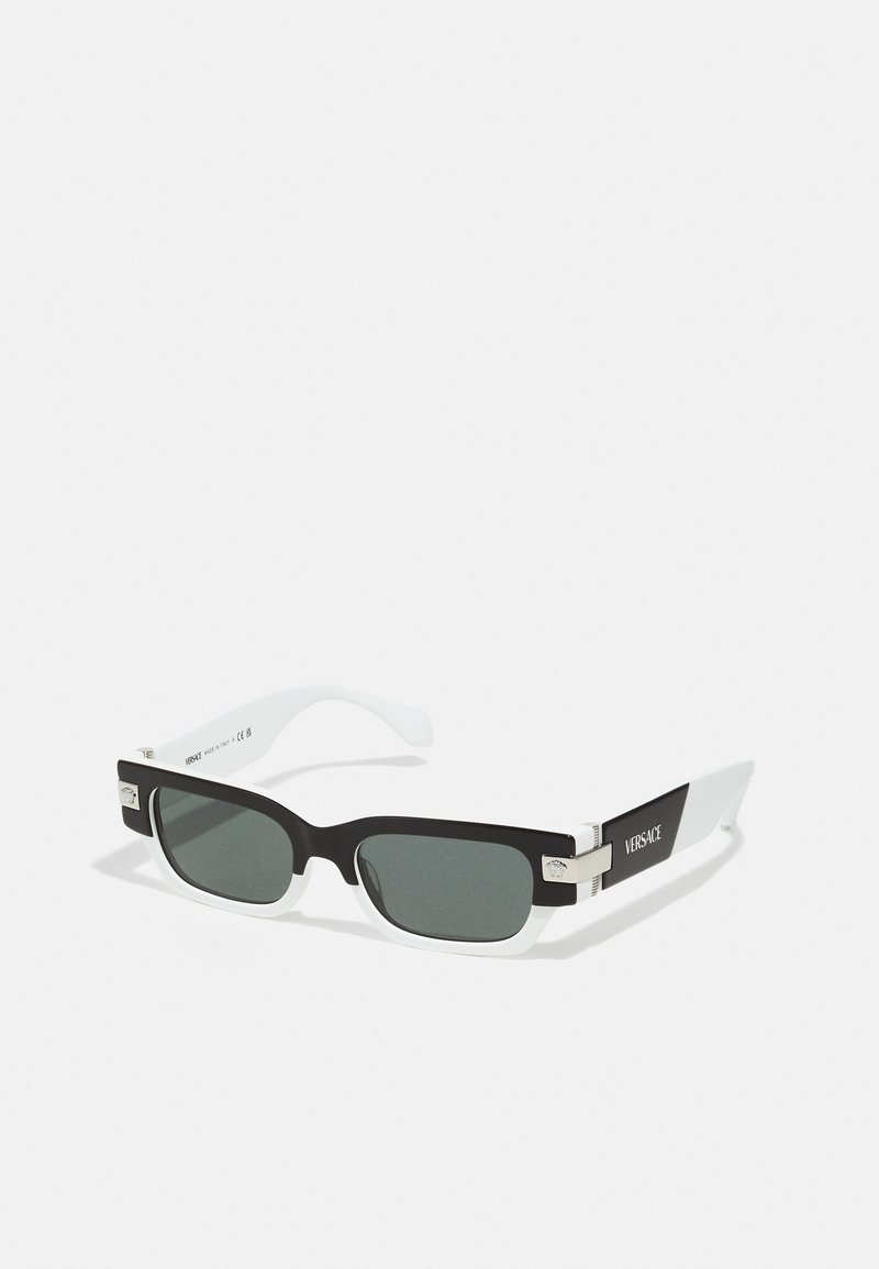 Occhiali Da Sole Uomo Modello Pilota - Framework - Black White-Dots
