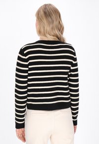 DreiMaster Cardigan - black offwhite