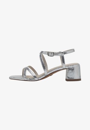 Tamaris Sandals - silver struct.