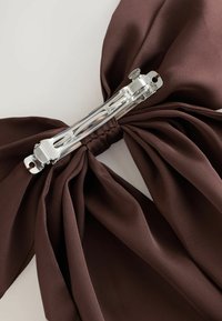 BOW - Haar-Styling-Accessoires - chocolate brown satin