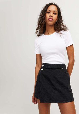 JJXX GRETA SKORT - Wrap skirt - black denim