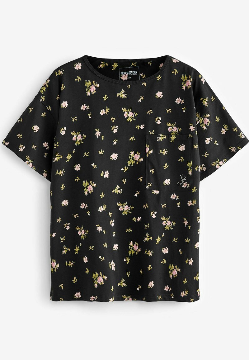 Damen Nachthemden | Next LAVENDER FINISH Nachtwäsche Set black floral/schwarz - QO69861 Damen Nachthemden | Next LAVENDER FINISH Nachtwäsche Set black floral/schwarz - QO69861