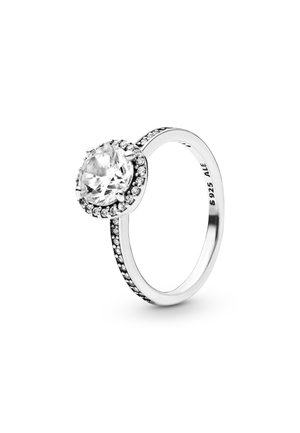 ROUND SPARKLE HALO  - Ring - silver coloured