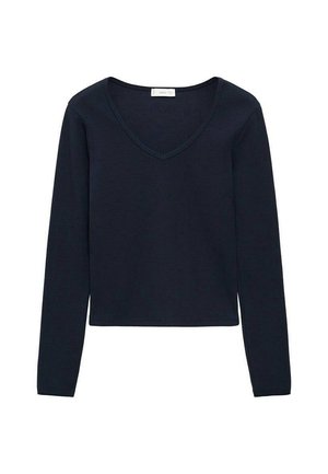 Mango Kids Langærmet T-shirt - royal blue
