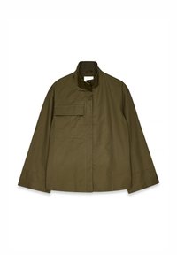 HIGH NECK - Lengva striukė - khaki