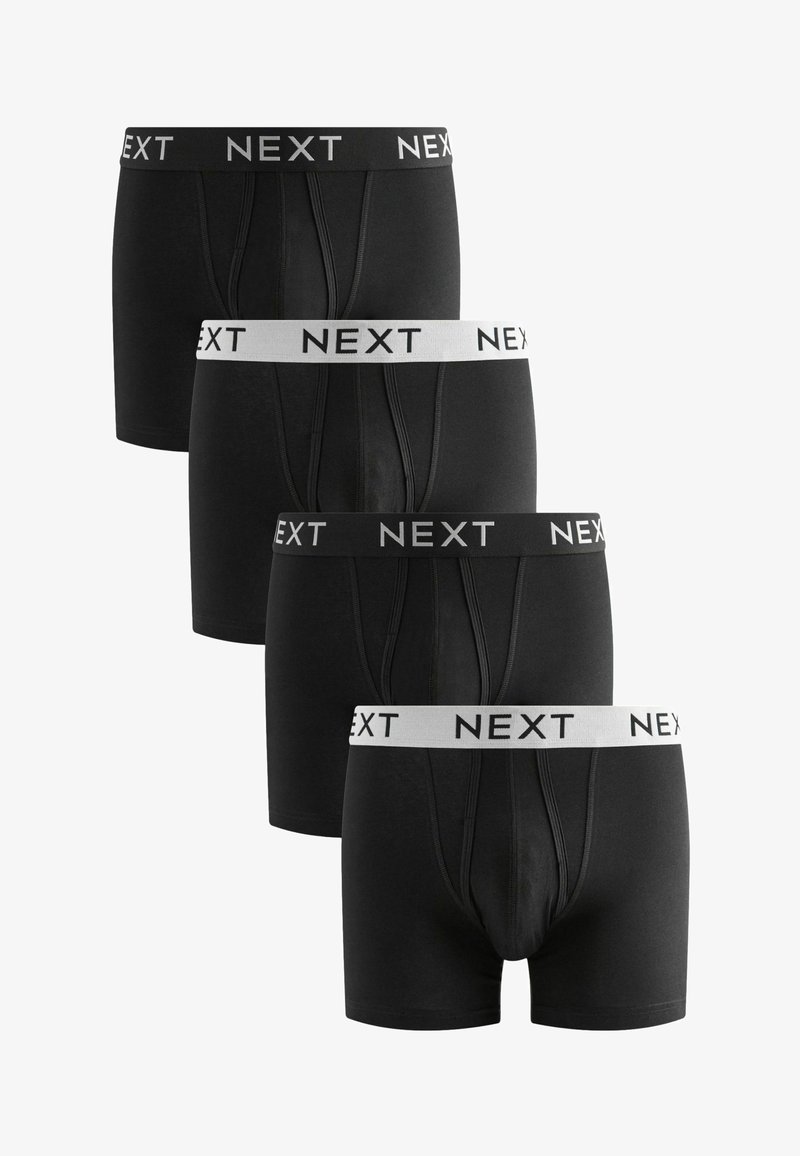 Next A-FRONTS FOUR PACK - Boxerbriefs - black with black and white waistbands