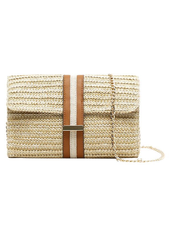 MILLENI RAFFIA - Clutch - sand