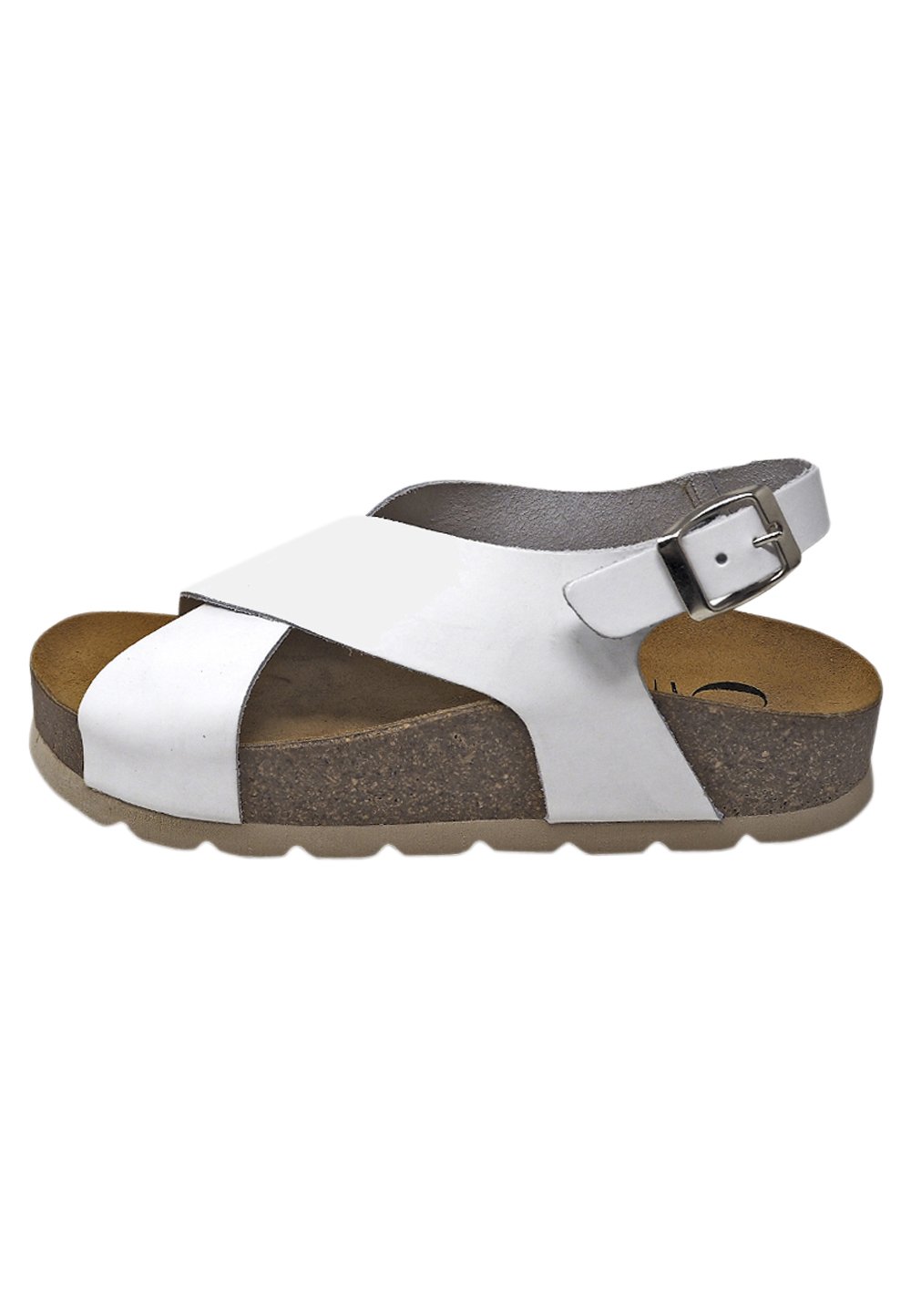 sandales plateforme blanche