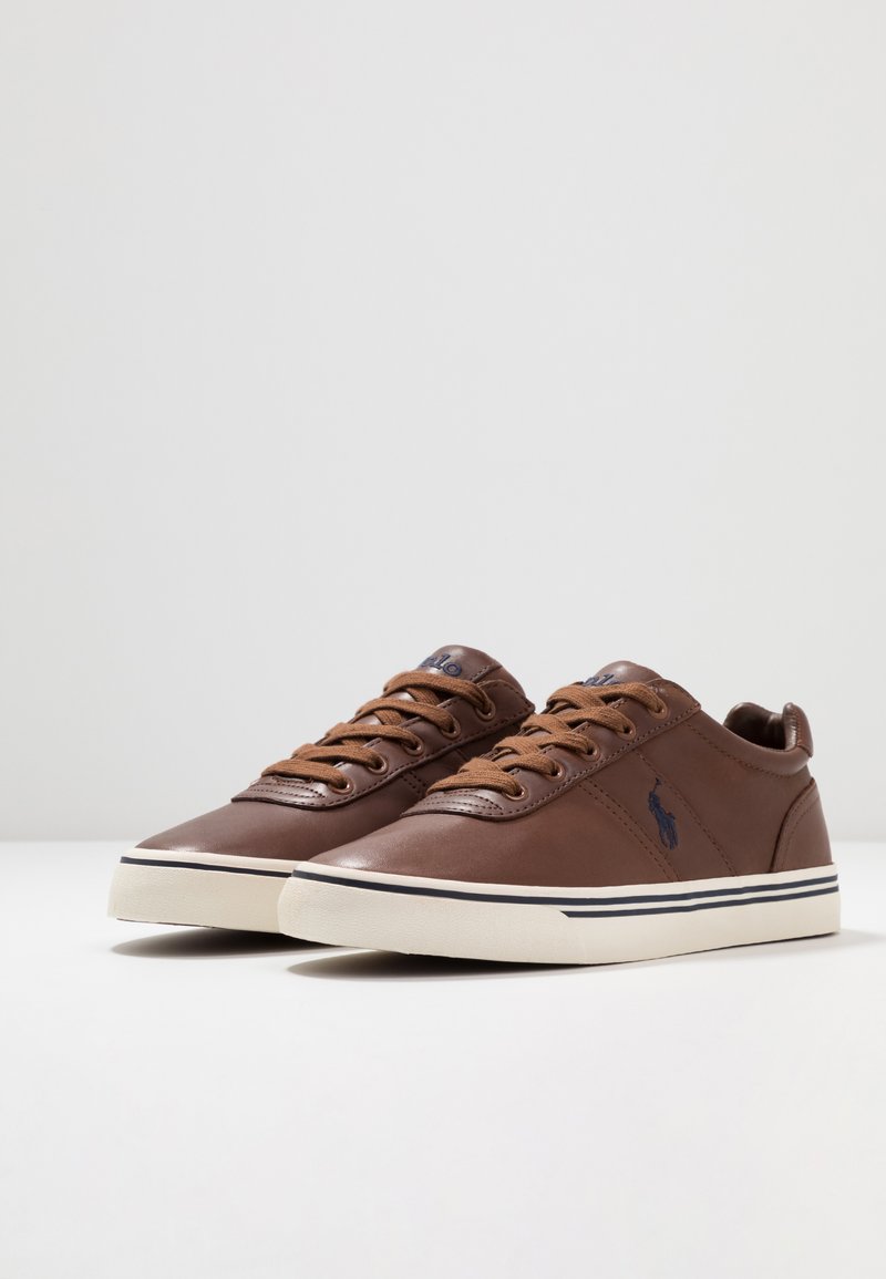 ralph lauren hanford trainers brown