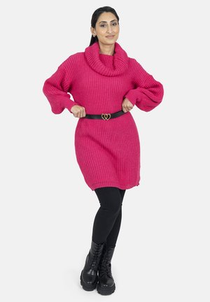 Strickkleid - rosa