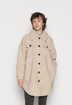 ONLNEWCAMILLA TEDDY SHACKET CC OTW - Casaco de inverno - oatmeal