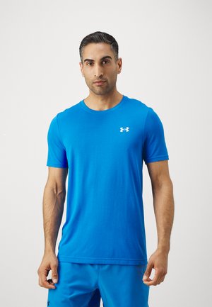 VANISH SEAMLESS NOVELTY  - Print T-shirt - blue atlantis/white
