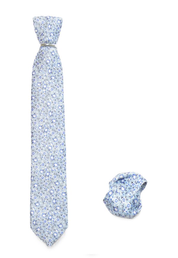 SET - Krawatte - hellblau