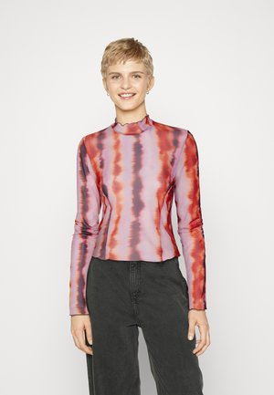 Pieces PCKAYLEE TNECK - Μπλούζα με μακριά μανίκια - orchid bloom/multi