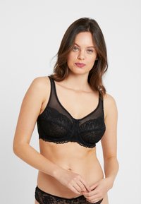 DIM - GENEROUS ESSENTIAL UNDERWIRE BRA - Beugel BH - black Miniatuurafbeelding 1