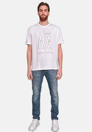 LETTERING ORO - T-shirts med print - bianco