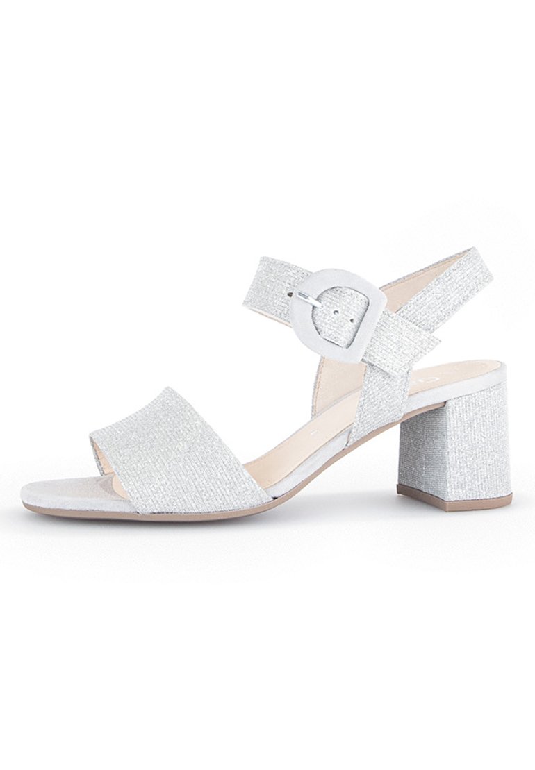 Gabor - Riemensandalette - silber light grey, Vergrößern