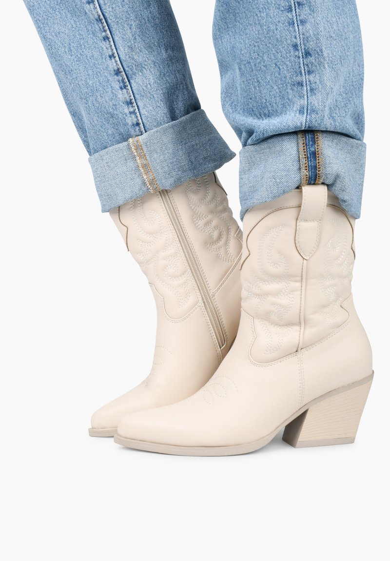 Posh by Poelman JUUL  - Botines camperos - offwhite