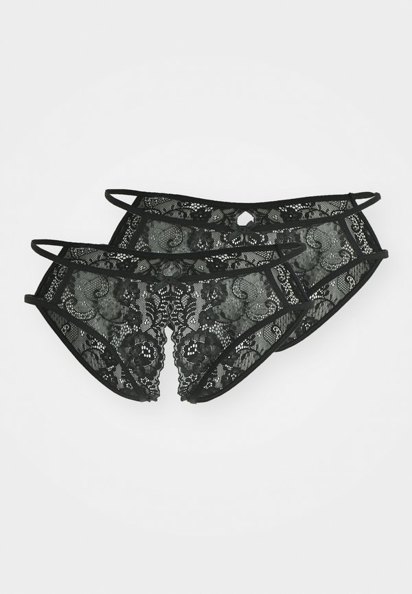 PETITE FLEUR GOLD BY LASCANA THONG OUVERT 2 PACK - Pants