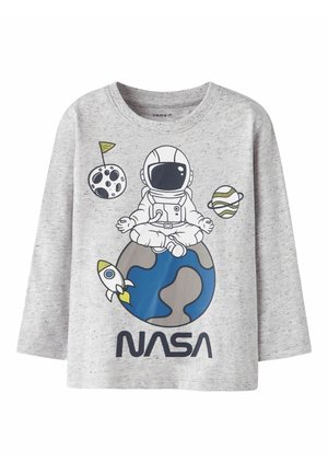NMMDACK NASA BOX - Longsleeve - peyote melange