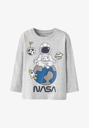 NMMDACK NASA BOX - T-shirt à manches longues - peyote melange