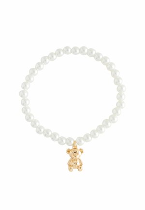 PEARL EFFECT STRETCH TEDDY   - Armband - white