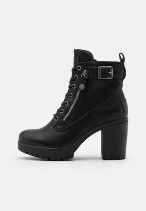 Botines de tacón - black
