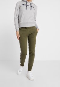 Champion Jersey con capucha - mottled light grey