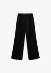 VMHAILEY WIDE PLEAT PANT - Παντελόνι - black