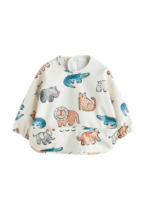 Next WEANING AND FEEDING SLEEVED - Ruokalappu - neutral safari animals