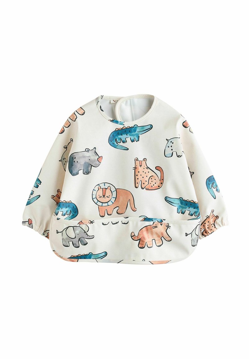 Next WEANING AND FEEDING SLEEVED - Lätzchen - neutral safari animals