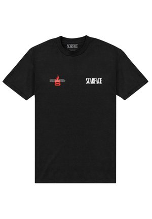 Henry Tiger SCARFACE RED PHOTO - T-shirts print - black