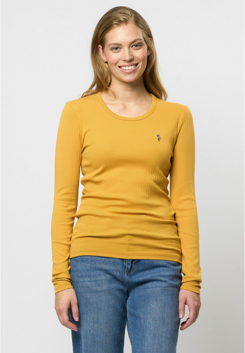 U.S. Polo Assn. Top dugih rukava - honey gold