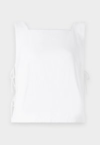 BARE APRON SHELL - Bluse - white