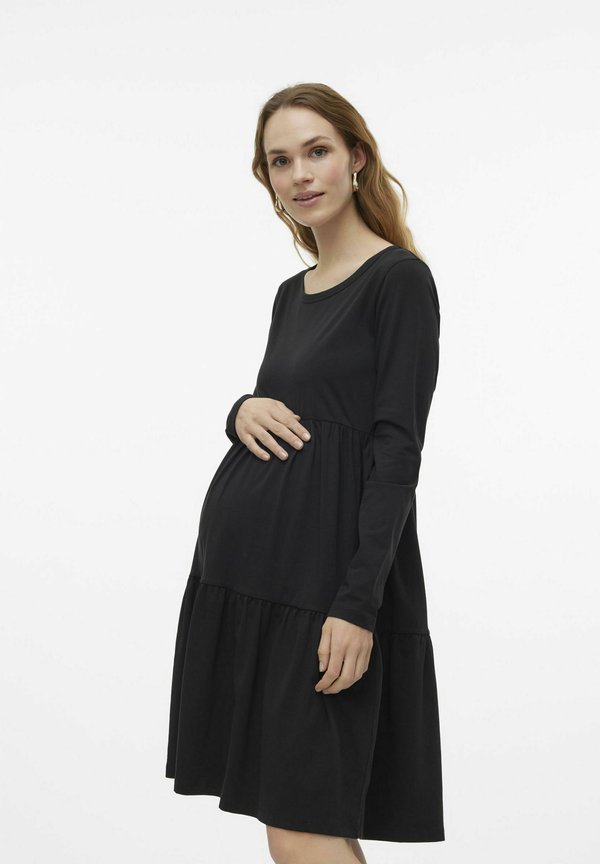 NORMAL GESCHNITTEN RUNDHALS - Jerseykleid