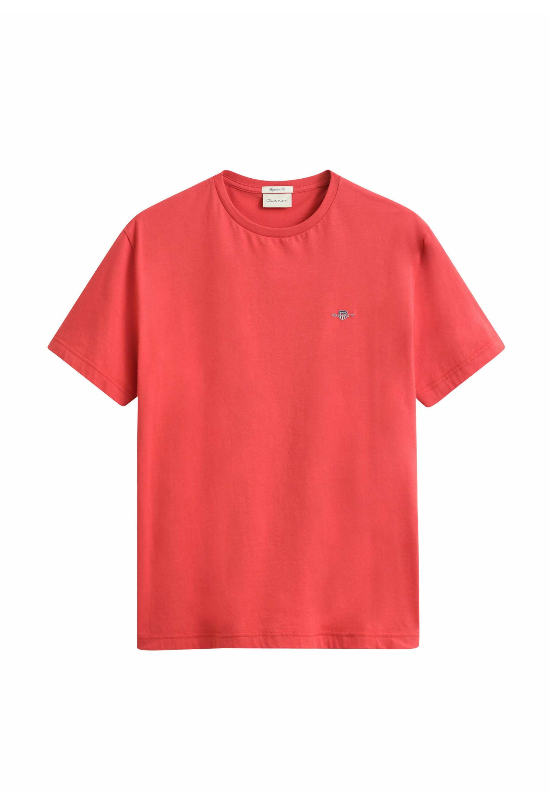 GANT REG SHIELD SS T-SHIRT - Jednoduché tričko - rose red