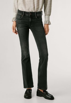 Bootcut-teksad - denim