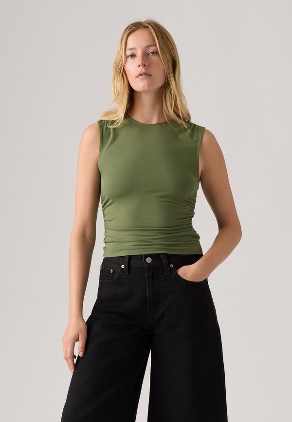 CRYSTAL RUCHED TOP - Top - sea moss4