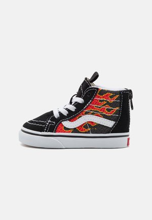 SK8-HI ZIP UNISEX - Zīdaiņu apavi - black/red