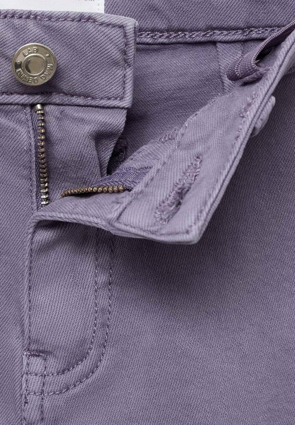 WIDE FRAYED HEM - Flared Jeans - purple3