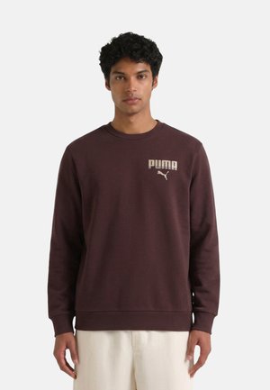 Puma, ESS GRAPHIC CREW FL? 033 VAR - Felpa - light brown