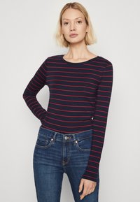 GAP CREW - Top s dlhým rukávom - navy red