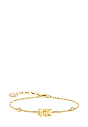 Armband - gelbgoldfarben/weiß