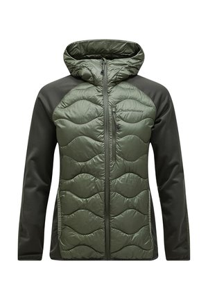 Peak Performance M HELIUM HYBRID HOOD - Piumino - dunkelgrün
